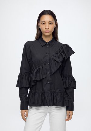 YAS, YASWILLU SHIRT  - Риза с копчета - black
