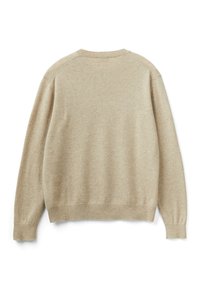 Pull Manches 3/4 Benetton Orange - Laine Mixte - Taille S/M - Occasion Très Bon état - Italie