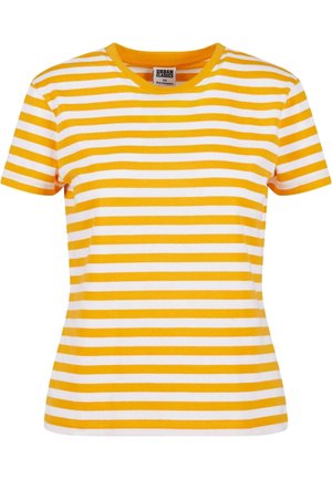 T-shirt imprimé - neon orange