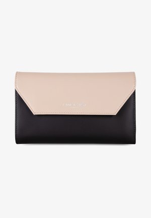 LANCASTER SMOOTH - Portefeuille - noir/nude clair/nude foncé