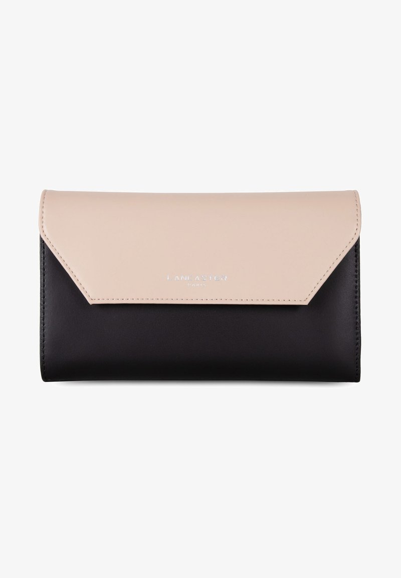 LANCASTER SMOOTH - Portefeuille - noir/nude clair/nude foncé