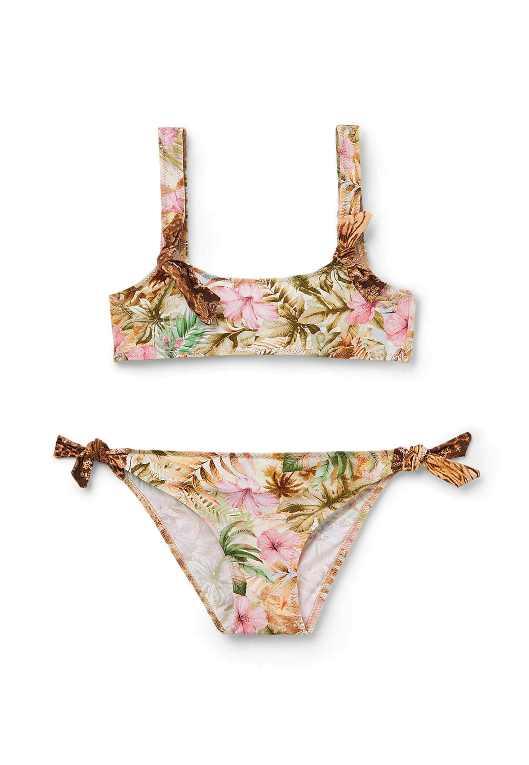 Calzedonia Bikini Top With Flowers Triangle Bikini Top Calzedonia