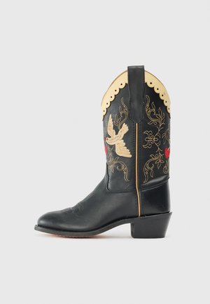 UNISEX - Cowboy-/Bikerlaarzen - black