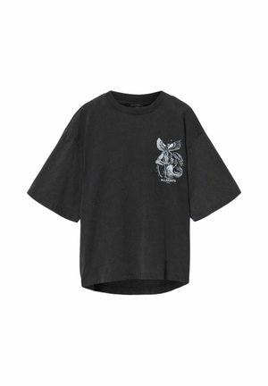 AllSaints, - T-shirt z nadrukiem