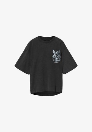 AllSaints, - T-shirt z nadrukiem