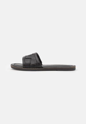 Pantolette flach - black