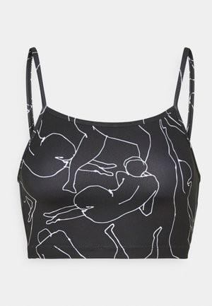 SPORT SINGLET - Topper - black dark