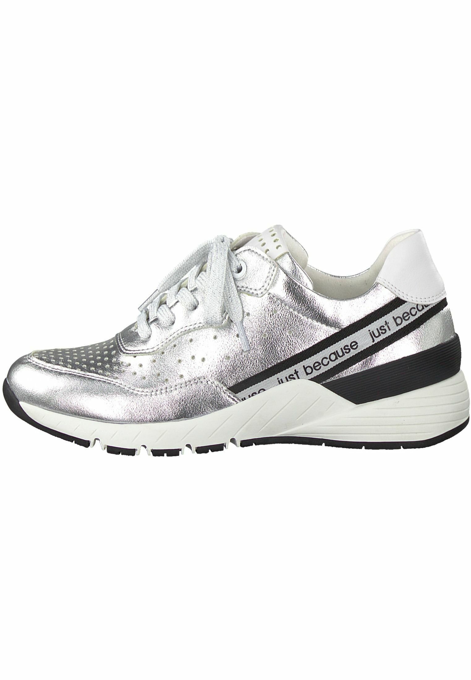 marco tozzi black trainers