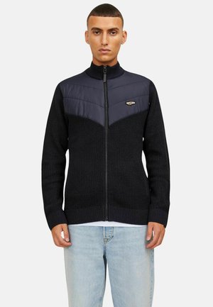 Jack & Jones HYBRID - Chaqueta de punto - dunkelblau