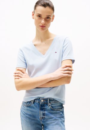 SLIM CODY V NECK - T-shirt basic - breezy blue