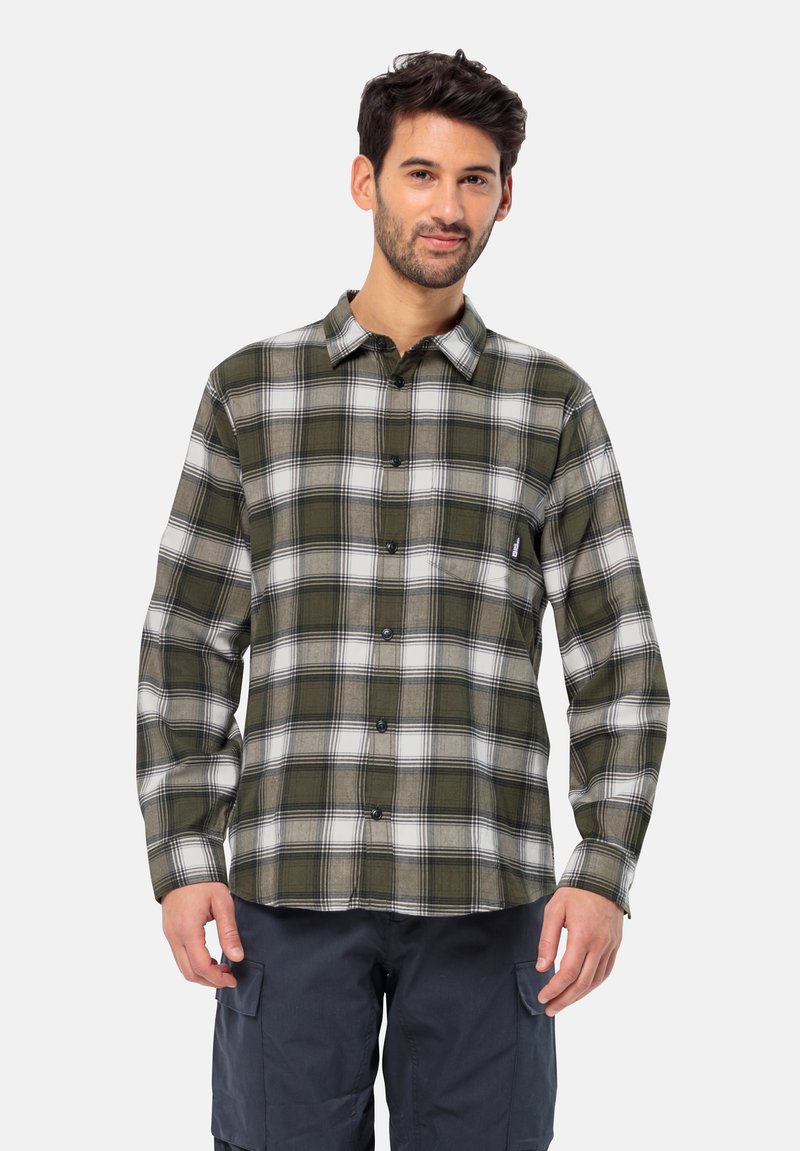 Jack Wolfskin WANDERWEG - Camicia - island moss