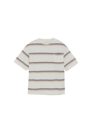 T-shirt med print - egret