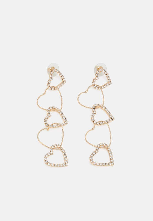 STATEMENT DROP EARRINGS - Boucles d'oreilles - gold-coloured