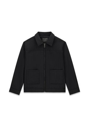 Guess, JACKE MIT FALTEN UND REISSVERSCHLUSS - Veste mi-saison - schwarz