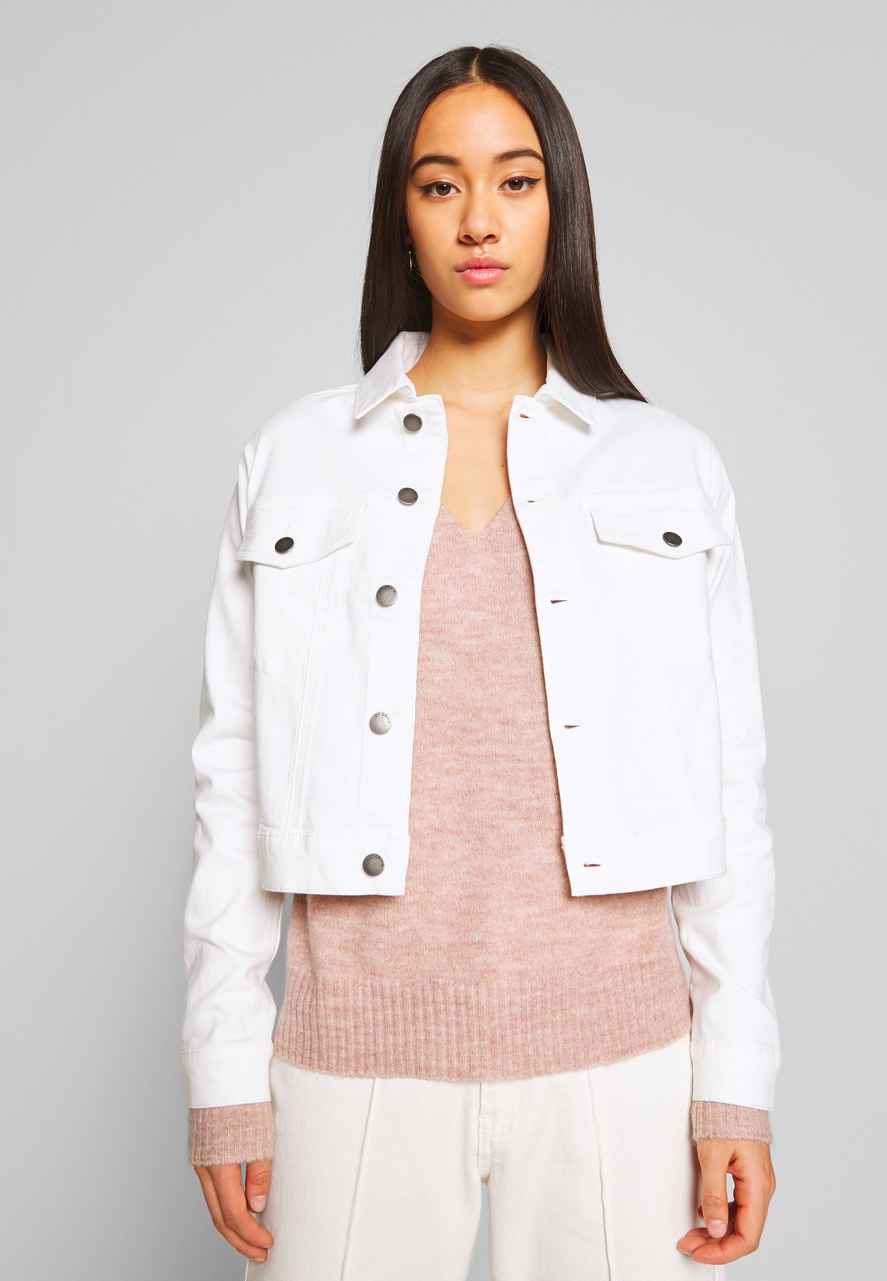 Object OBJSTACEY JACKET Jeansjakke cloud dancerincense Object OBJSTACEY JACKET - Jeansjakke - cloud dancer/incense
