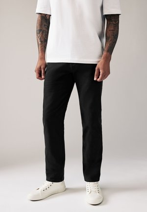 SKINNY FIT STRETCH - Chino - black