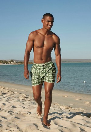 REGULAR FIT - Shorts da mare - green