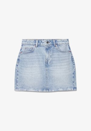Calliope, GONNA TINTA UNITA - Jupe en jean - blu denim chiaro