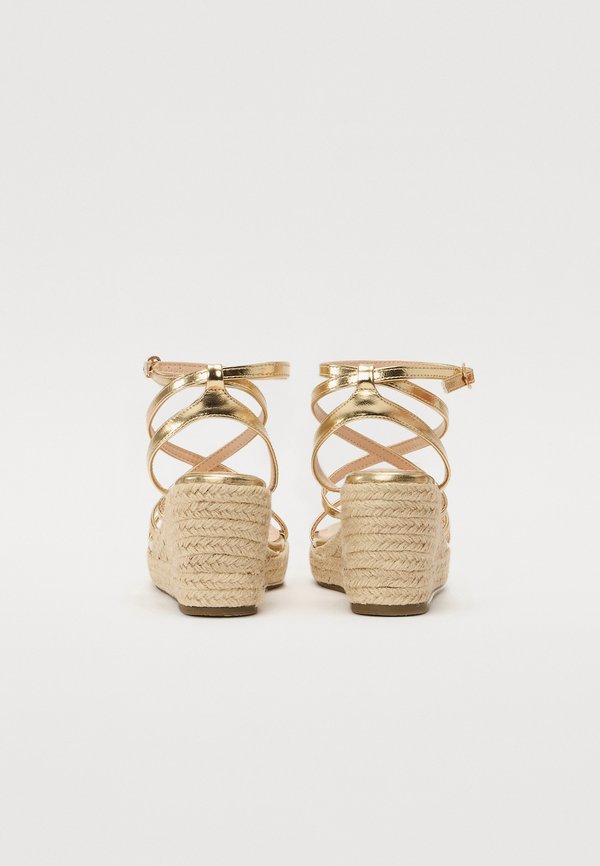 HADIA - Espadrilles - gold metallic2