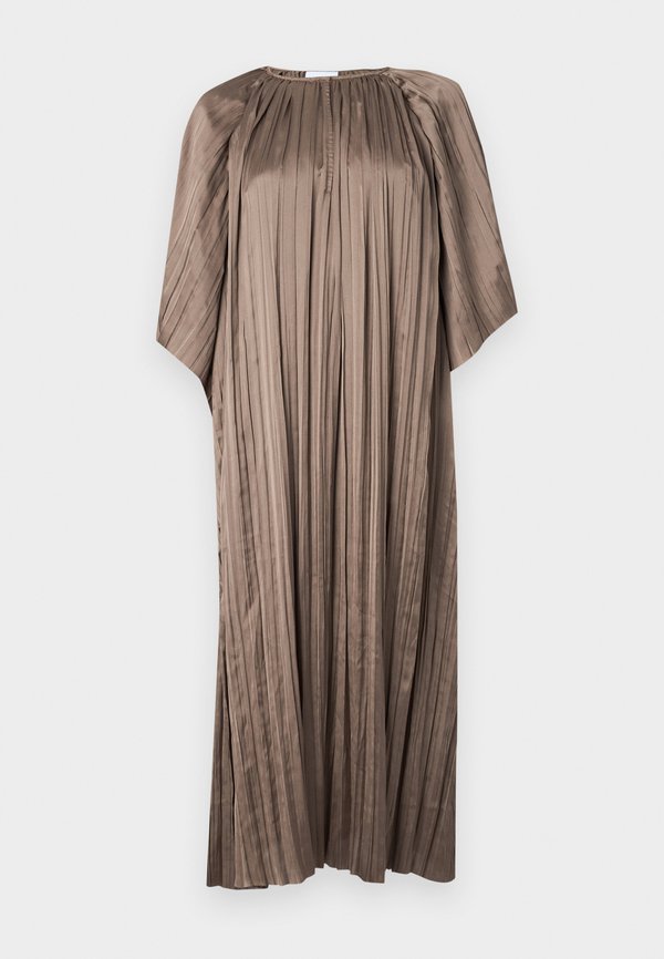 SOPHIA CRINKLED SURFACE - Day dress - taupe3