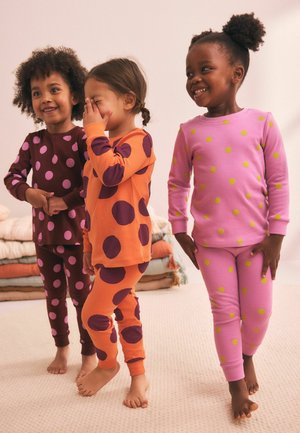 Next, REGULAR FIT - SNUGGLE PYJAMAS  UNISEX 3 PACK SET - Pyjama set - purple