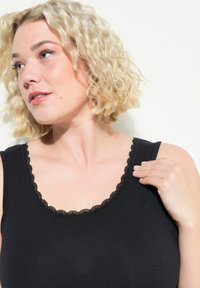 Ulla Popken TRIM TANK - Tílko - black