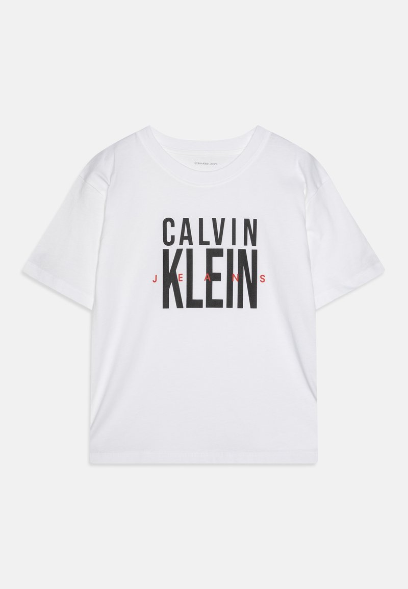 Calvin Klein Jeans - BOLD GRAPHIC UNISEX - T-Shirt print - bright white, Vergrößern