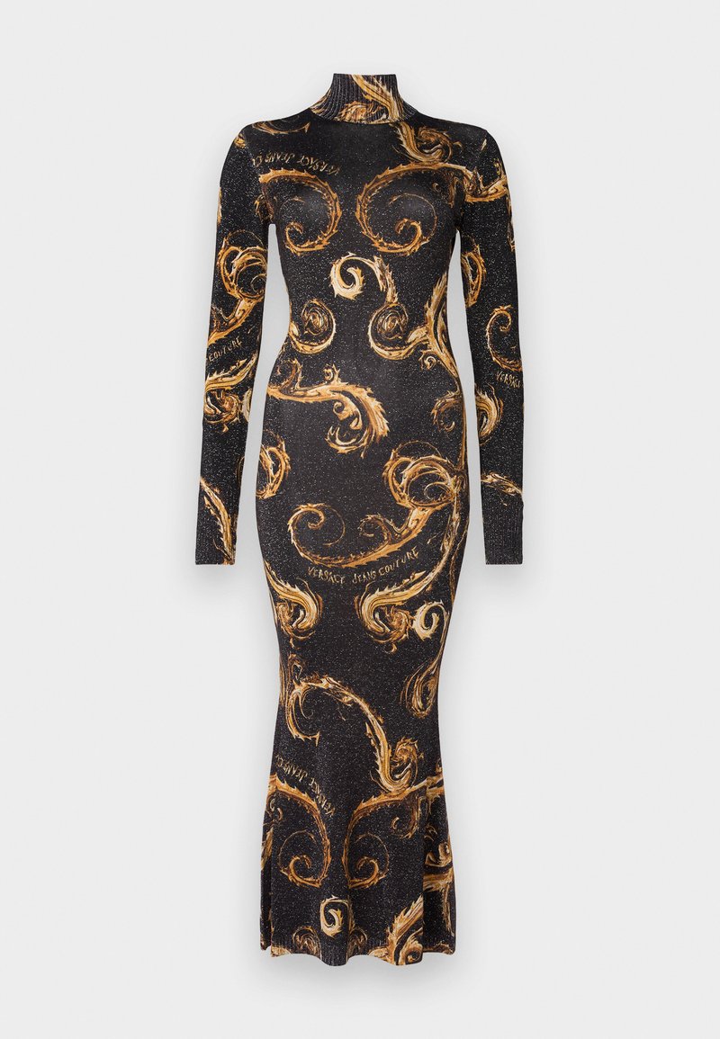 Versace Jeans Couture Gebreide jurk zwart