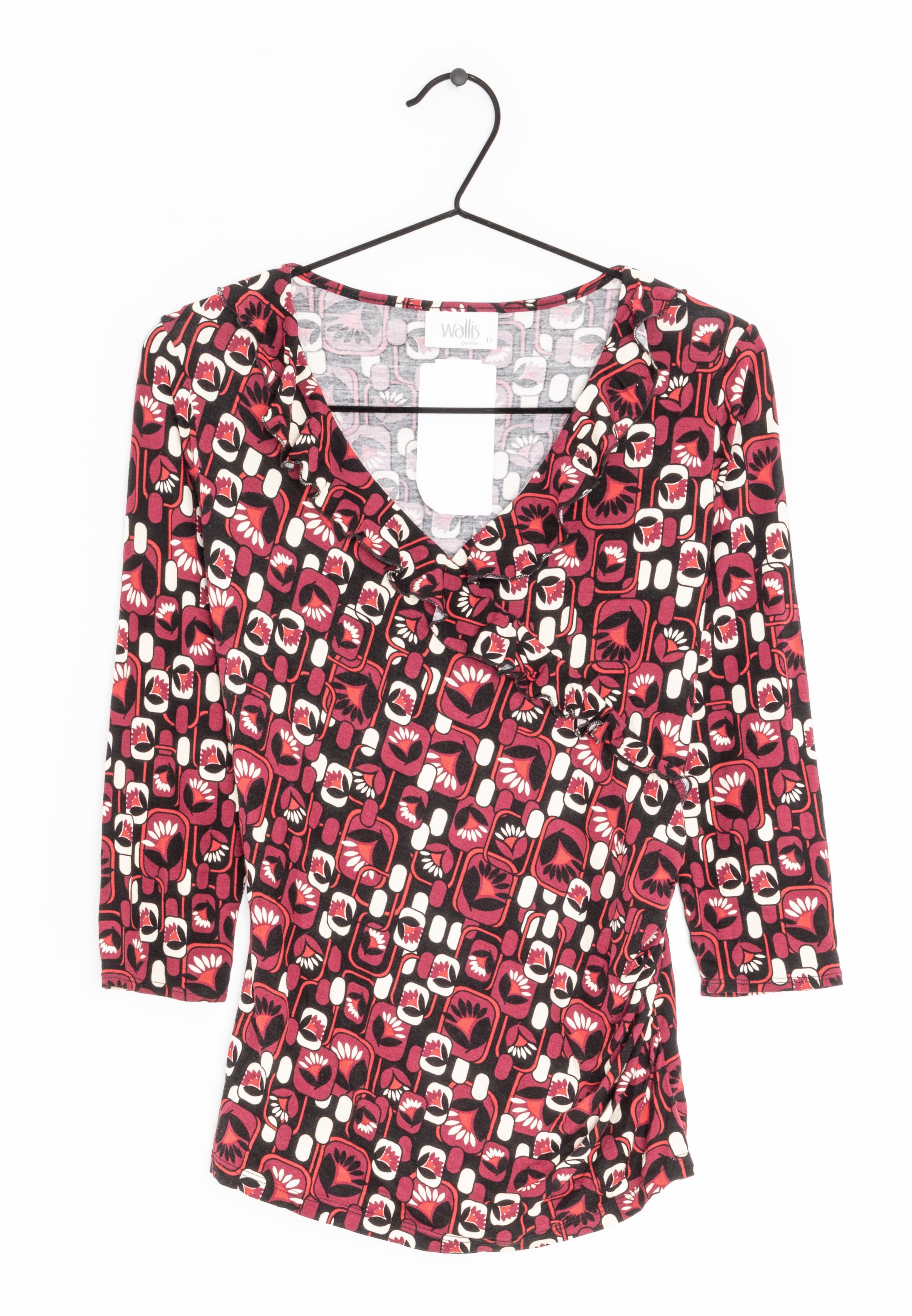 Wallis Petite Long sleeved top - red 