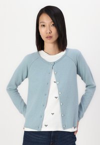Rosemunde LAICA O NECK CARDIGAN - Casaco de malha - blue mist