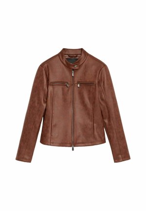 Desigual, Bunda z nepravej kože - brown