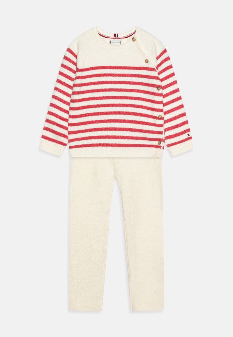 Tommy Hilfiger NAUTICAL UNISEX SET - Strikkegenser - ivory petal
