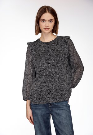 MIT VOLANTS - Bluse - beige