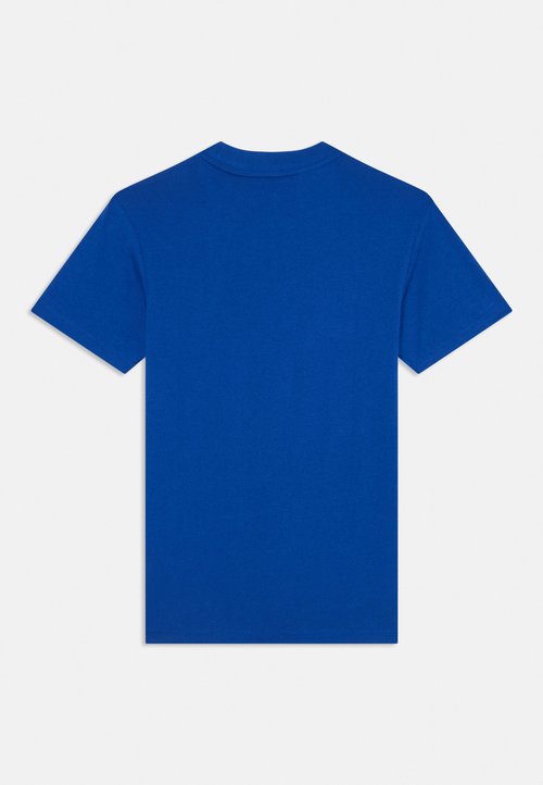 adidas JUNIOR BLOCK TEE UNISEX - Sports T-shirt - team royal blue/blue fusion/glow blue — foto 4