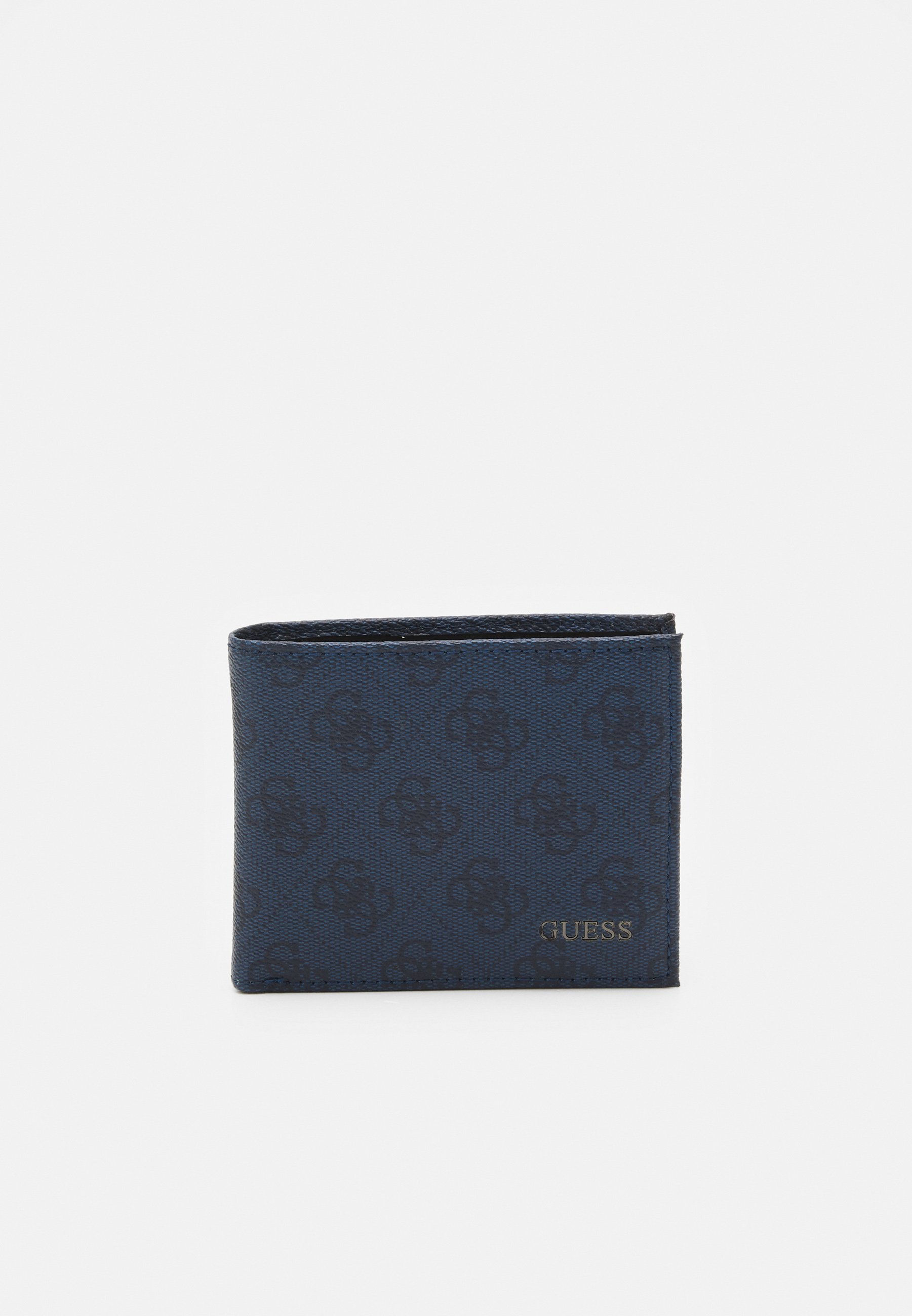 guess blue wallet