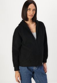 ONLY MATERNITY OLMALLIE HOOD - Jakna od flisa - black