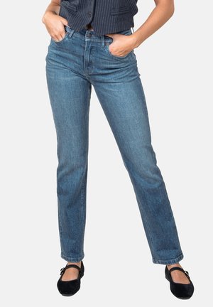 Straight leg jeans - dark blue washed