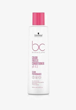 Schwarzkopf BC Bonacure Color Freeze Conditioner Flasche mit pinkem Deckel, pH 4,5, für coloriertes Haar, 200 ml, Formel mit sauberer Wirkung.