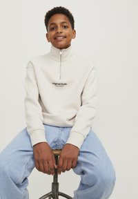 Jack & Jones Junior JORVESTERBRO QUARTER ZIP - Felpa - moonbeam