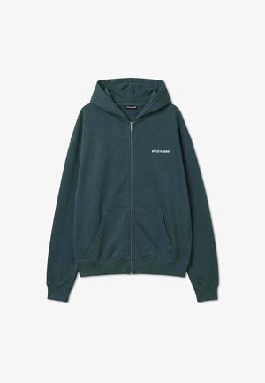 Pegador, LOGO OVERSIZED SWEAT JACKET - Felpa con zip - grün
