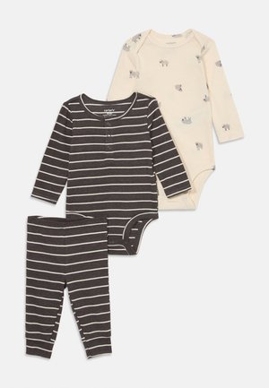 CHARACTER SET UNISEX - Top dugih rukava - white/black
