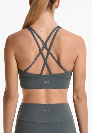 COMFORTLUX MEDIUM SUPPORT WITH CUPS - Sportmelltartó közepesen nehéz sportoláshoz - mottled light grey