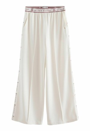 B by Ted Baker WIDE LEG JOGGERS - Spodnji deli trenirk - cream