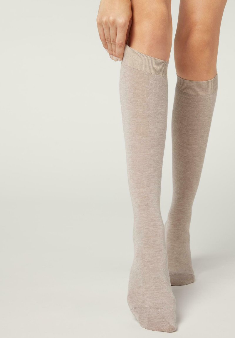 Calzedonia Podkolenky - sabbia mel.