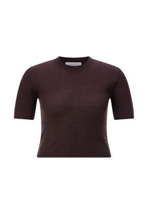 Rich & Royal, RICH & ROYAL PULLOVER - T-Shirt basic - chocolate torte