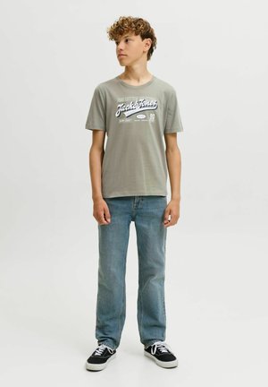 Jack & Jones Junior, JJELOGO TEE SS O-NECK 2 COL AW26 SN JNR - Tričko s potlačou - vetiver