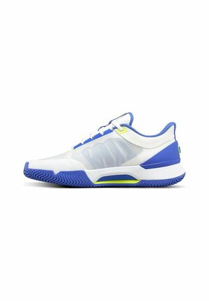 INTRIGUE TOUR - Multicourt Tennisschuh - white amparo blue safety yellow