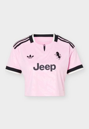 adidas Originals, JUVENTUS 26/27 AWAY CROPPED - Futbalový dres - true pink/black