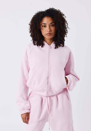À CAPUCHE SOFT - Sudadera con cremallera - rose