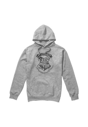 Cotton Soul, HARRY POTTER HOGWARTS ONE COLOR CREST - Kapuzenpullover - mottled light grey